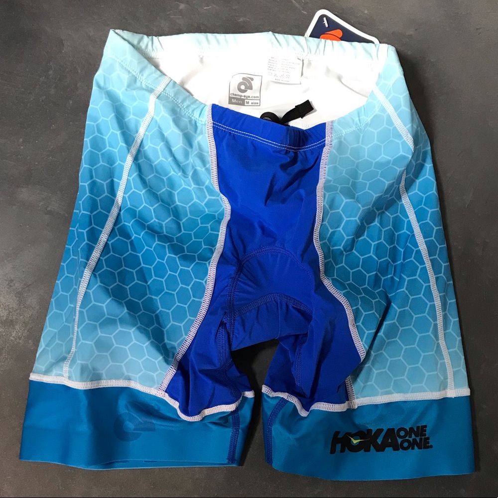 Hoka one one Mens Running Triathalon padded shorts